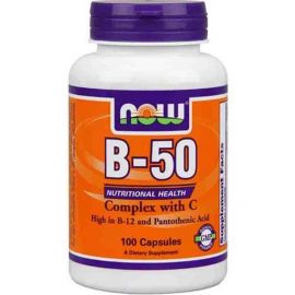 NOW Vitamin B-50 Complex with C